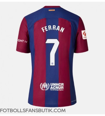 Barcelona Ferran Torres #7 Replika Hemmatröja Damer 2023-24 Kortärmad